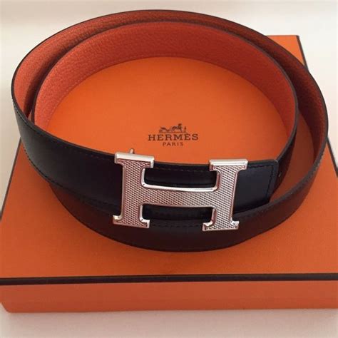 mens silver hermes belt|real Hermes belt men.